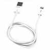 Approx (APPC32) 2-in-1 Lightning Cable, USB to Lightning/Micro USB, 1 Metre, White, Not Apple Certified