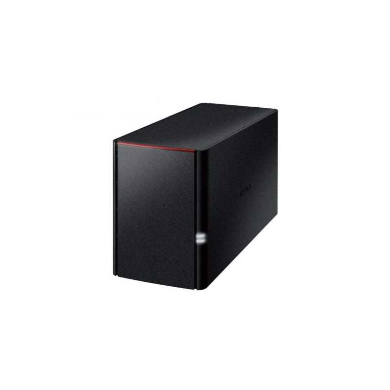 Buffalo 8TB LinkStation 220 NAS Drive, (2 x 4TB WD Red), RAID 0, 1, JBOD, GB LAN, NovaBACKUP, Built-in BitTorrent