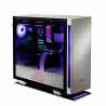ADATA XPG Invader RGB Gaming Case with Tempered Glass Window, ARGB Downlight & Controller, Magnetic Design, White