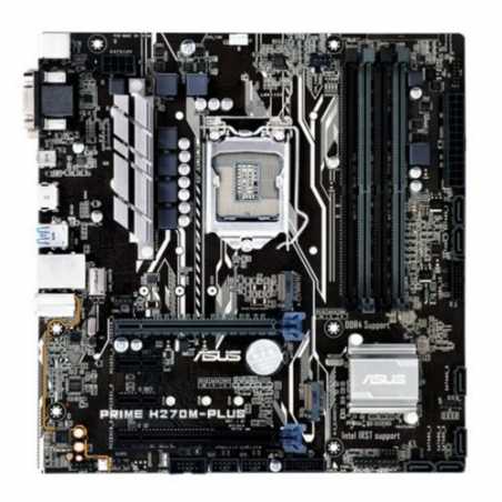 Asus PRIME H270M-PLUS, Intel H270, 1151, Micro ATX, DDR4, CrossFire, VGA, DVI, HDMI, RAID