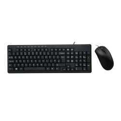 Pulse Wired Keyboard and Mouse Desktop Kit, USB, Multimedia Keyboard