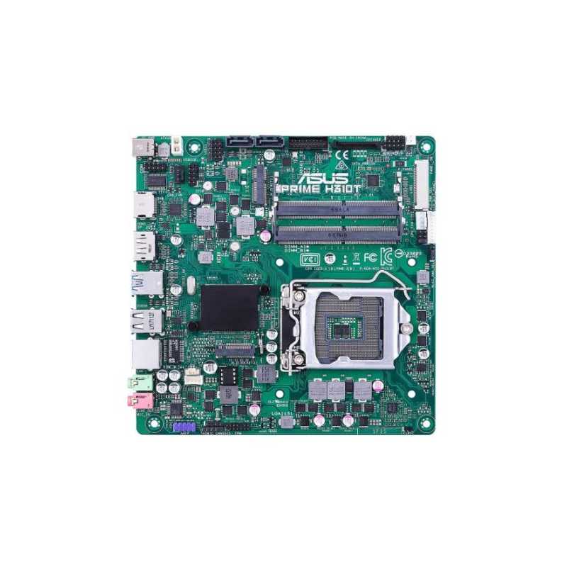 Asus PRIME H310T/CSM - Corporate Stable Model, Intel H310, 1151, Thin Mini ITX, DDR4 SO-DIMM, HDMI, DP, M.2, Business Features