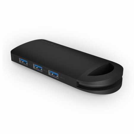 Icy Box (IB-DK4038-CPD) USB-C Docking Station - HDMI, 3 x USB 3.0, SD/microSD Readers, GB LAN, 60W Charging via USB-C
