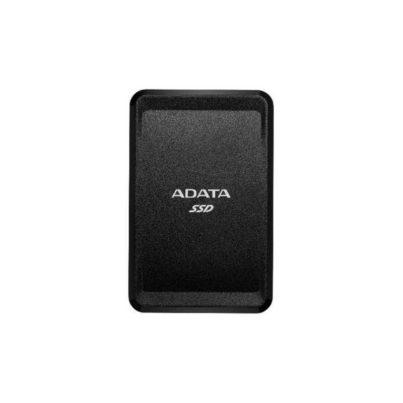 ADATA SC685 1TB External SSD, USB-C (USB-A Adapter), 3D NAND, Windows/Mac/Android Compatible, Black