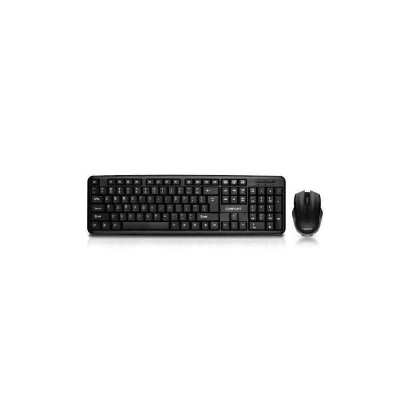Spire Wireless Keyboard and Mouse Desktop Kit, USB, Windows shortcut Keys, 1600 DPI Mouse, Retail