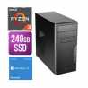 Spire Tower PC, Antec VSK3000B, Ryzen 3 3200G, 8GB, 240GB SSD, Corsair 450W, DVDRW, KB & Mouse, Windows 10 Home