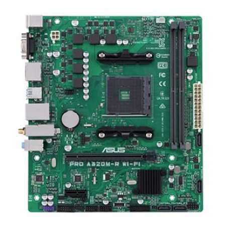 Asus PRO A320M-R WIFI/CSM - Corporate Stable Model, AMD A320, AM4, Micro ATX, 2 DDR4, VGA, HDMI, DP, Wi-Fi