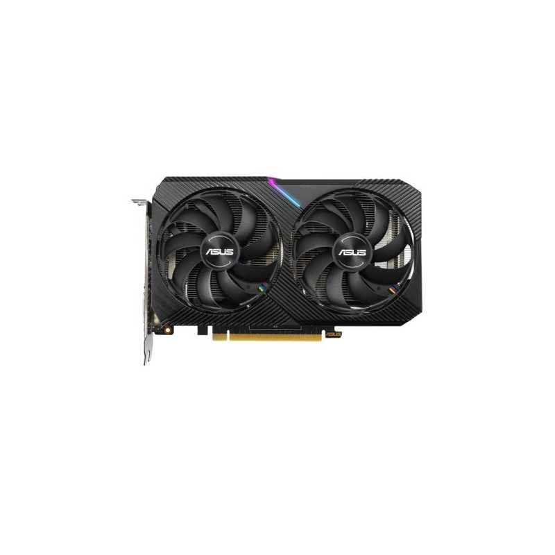 Asus DUAL GTX1660 SUPER MINI OC, 6GB DDR6, DVI, HDMI, DP, 1860MHz Clock, Overclocked, Compact