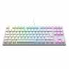 Xtrfy K4 RGB TKL Compact Mechanical Gaming Keyboard, Tenkeyless , Full N-key Rollover, 1000Hz, Adjustable RGB, White