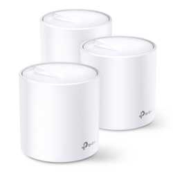 TP-LINK (DECO X20) Whole Home Mesh Wi-Fi 6 System, 3 Pack, Dual Band AX1800, OFDMA & MU-MIMO, One Unified Network