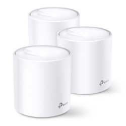 TP-LINK (DECO X60) Whole Home Mesh Wi-Fi 6 System, 3 Pack, Dual Band AX3000, OFDMA & MU-MIMO, One Unified Network