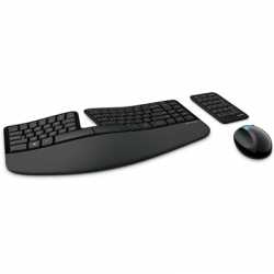 Microsoft Sculpt Ergonomic Desktop Wireless Keyboard and Mouse Set with Number Pad