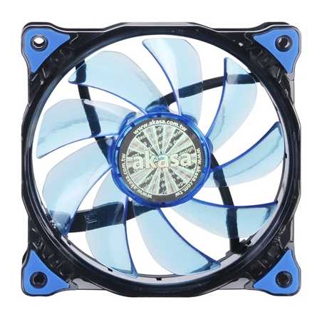 Akasa Vegas 120mm 1200RPM Ultra Quiet Blue LED Fan