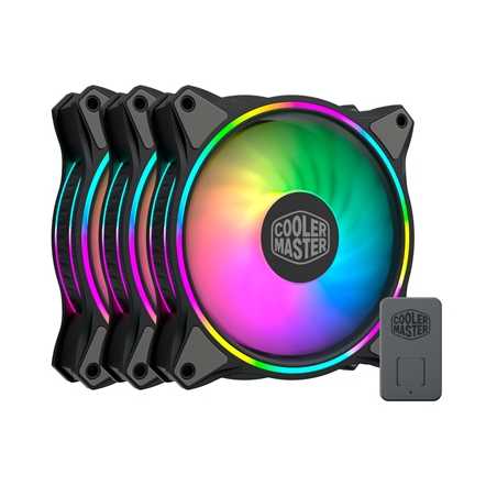 Cooler Master MasterFan MF120 Halo Addressable RGB 3 Fan Pack with ARGB Controller