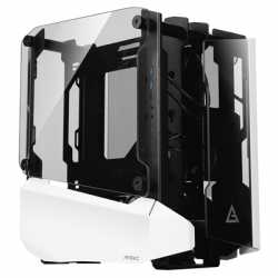 Antec Striker Open-Frame Mini Tower 2 x USB 3.0 / 1 x USB 3.1 Type-C Tempered Glass Side & Front Window Panels White Case