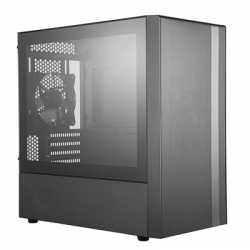 Cooler Master MasterBox NR400 Without ODD Micro Tower 2 x USB 3.0 Tempered Glass Window Panels Black Case