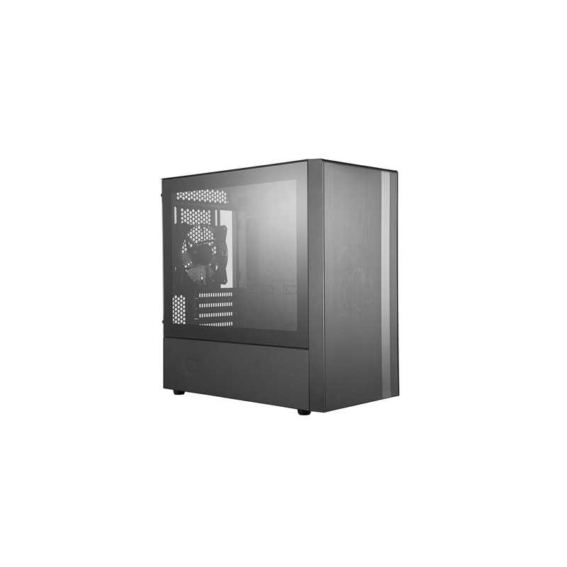 Cooler Master MasterBox NR400 Without ODD Micro Tower 2 x USB 3.0 Tempered Glass Window Panels Black Case