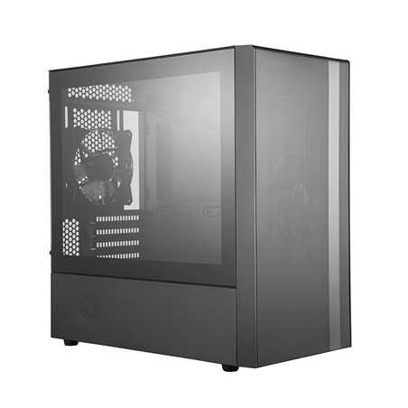 Cooler Master MasterBox NR400 Without ODD Micro Tower 2 x USB 3.0 Tempered Glass Window Panels Black Case