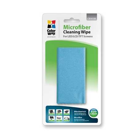 ColorWay Multipurpose Double Sided Microfibre Cleaning Wipe