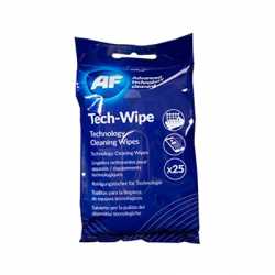 AF MTW025P Cleaning Wipes for Technology Devices 25 Pack