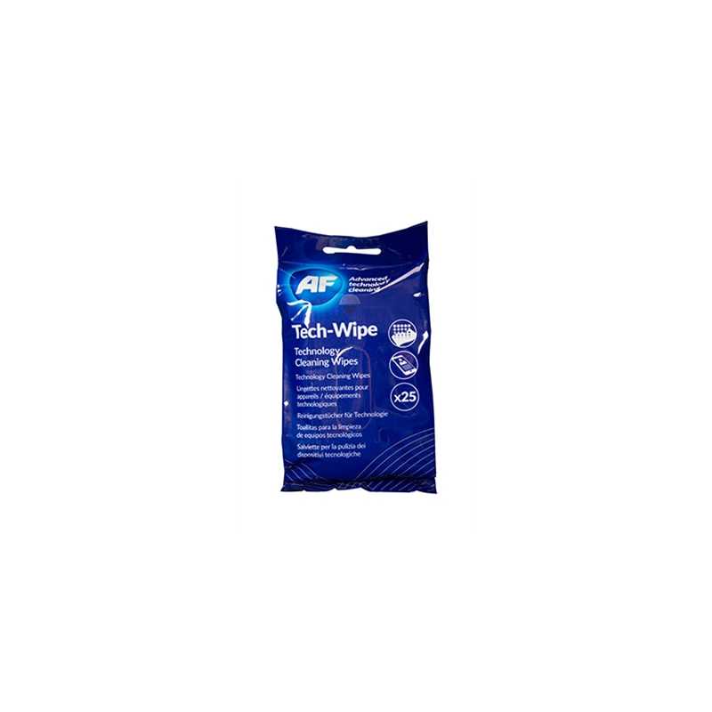 AF MTW025P Cleaning Wipes for Technology Devices 25 Pack