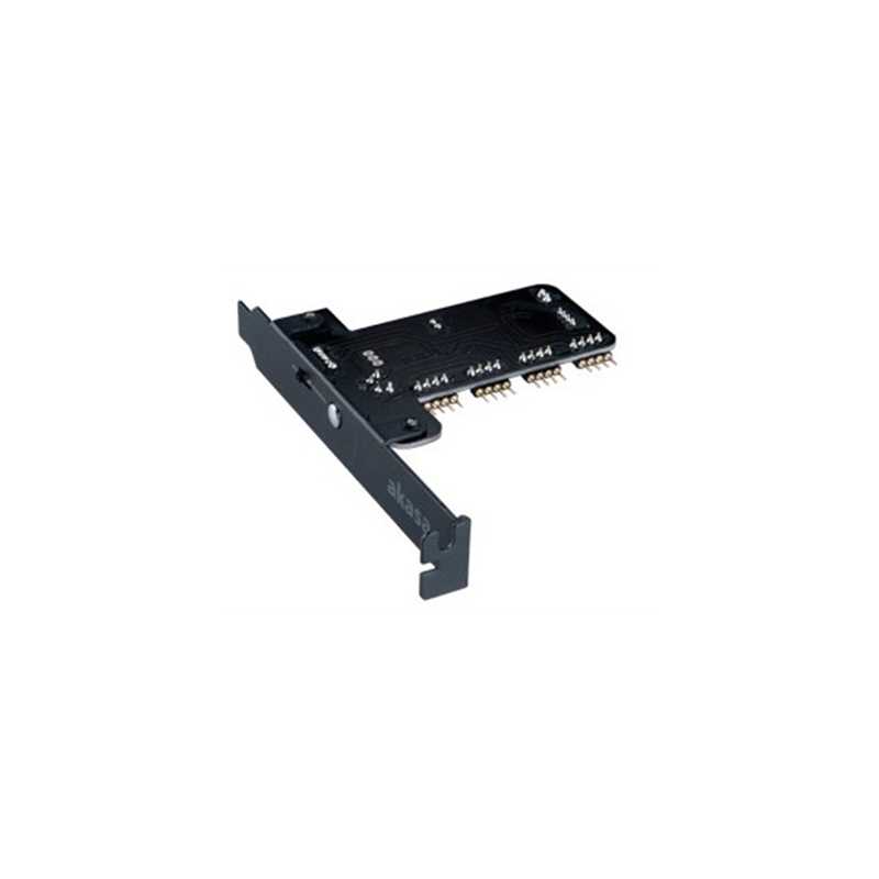 Akasa Vegas RGB LED PCI-E Control Card with Low Profile Bracket Incluced