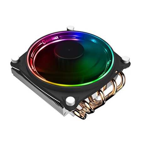 GameMax Gamma 300 Universal Socket 120mm PWM 1500RPM Addressable RGB LED Fan CPU Cooler