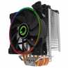 GameMax Gamma 500 Universal Socket 120mm PWM 1800RPM Addressable RGB LED Fan CPU Cooler with Wired Addressable RGB Controller