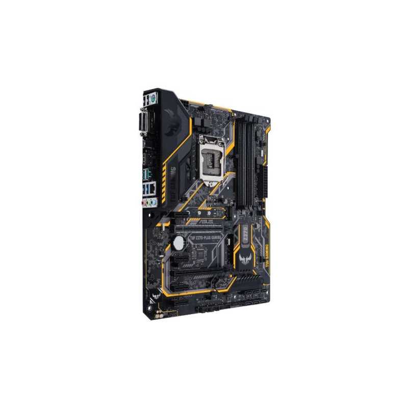 Asus TUF Z370-PLUS GAMING, Intel Z370, 1151, ATX, 4 DDR4, XFire, DVI, HDMI, RGB Lighting, 5 Year Warranty