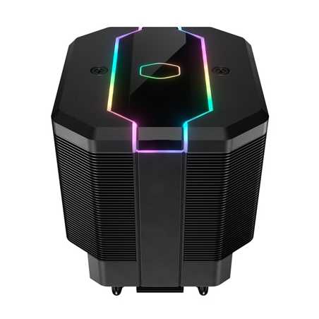 Cooler Master MasterAir MA620M Universal Socket 120mm PWM 2000RPM Addressable RGB LED Fan CPU Cooler with Wired Addressable RGB 