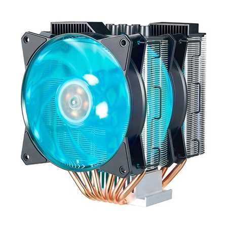 Cooler Master MasterAir MA620P Universal Socket 2 x 120mm PWM 1800RPM RGB LED Fan CPU Cooler with Wired RGB Controller