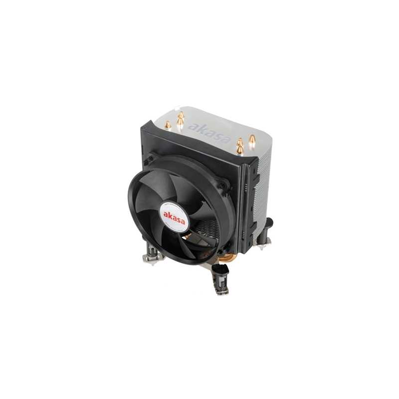 Akasa X4 Universal Socket 92mm PWM 2500RPM Black Fan CPU Cooler