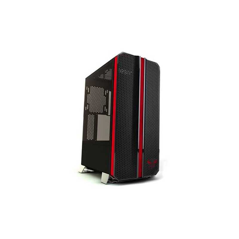 Riotoro CR1288 PRISM RGB Gaming Case with Window, E-ATX, No PSU, 2 x 14cm RGB Fans, LED strips, RGB Controller