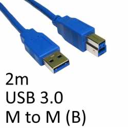USB 3.0 A (M) to USB 3.0 B (M) 2m Blue OEM Data Cable