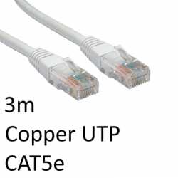 RJ45 (M) to RJ45 (M) CAT5e 3m White OEM Moulded Boot Copper UTP Network Cable