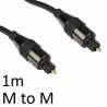 TOSLINK Digital Optical (M) to Digital Optical (M) 1m Black OEM Cable