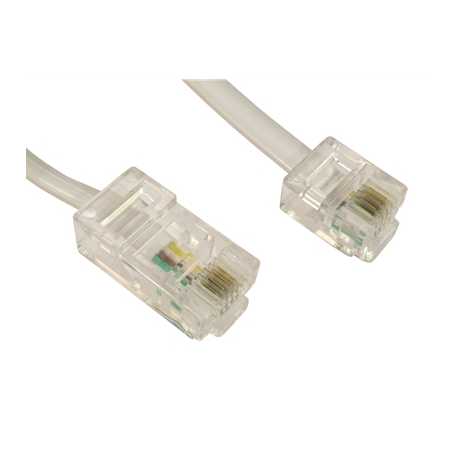 RJ11 (M) to RJ45 (M) 3m White OEM Cable