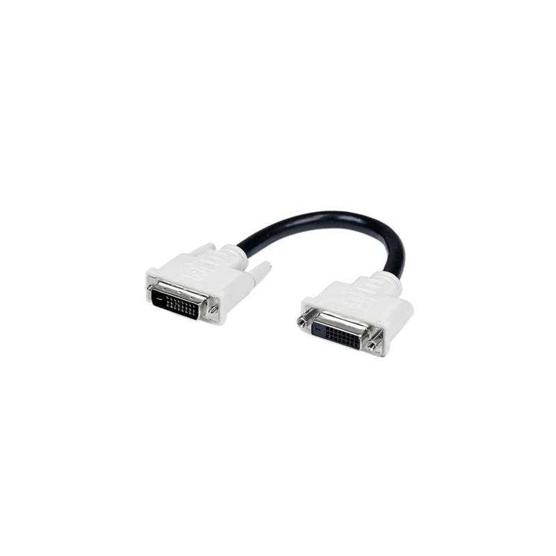 StarTech DVI-D Dual Link (M) to DVI-D Dual Link (M) 0.2m Black Retail Packaged Display Cable