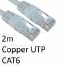 RJ45 (M) to RJ45 (M) CAT6 2m White OEM Moulded Boot Copper UTP Network Cable