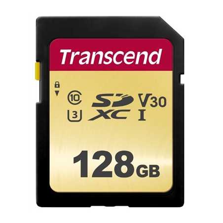 Transcend 128GB SDHC Class 10 UHS-I U3  MLC Flash Card
