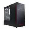 Riotoro CR480 Gaming Case with Window, ATX, No PSU, 2 x 12cm Fans, USB 3.0, Black & Red