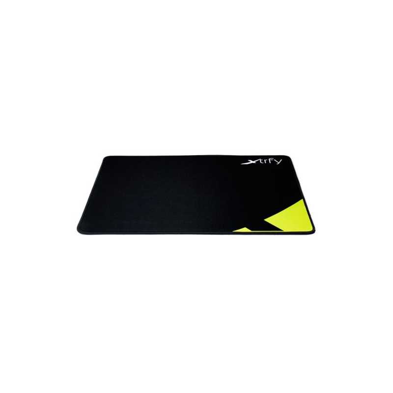 Xtrfy XGP1 Large Gaming Mouse Pad, Black & Yellow, Cloth Surface, Washable, 460 x 400 x 4 mm
