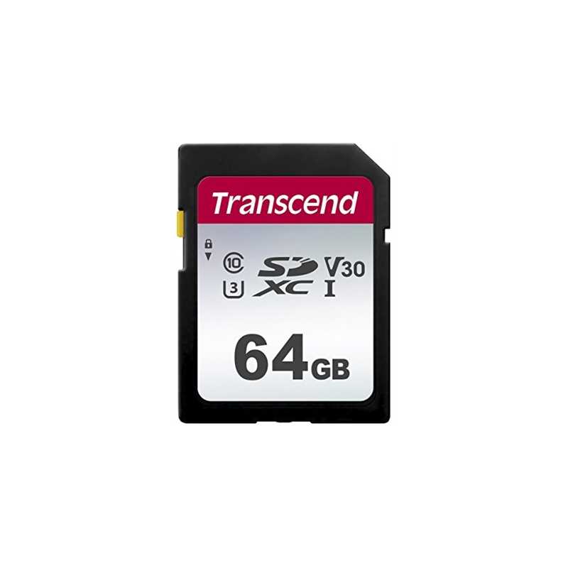 Transcend 64GB SDXC Class 10 UHS-I U3 Flash Card