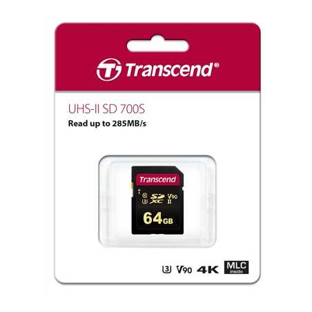 Transcend 64GB SDXC Class 3 UHS-II Flash Card