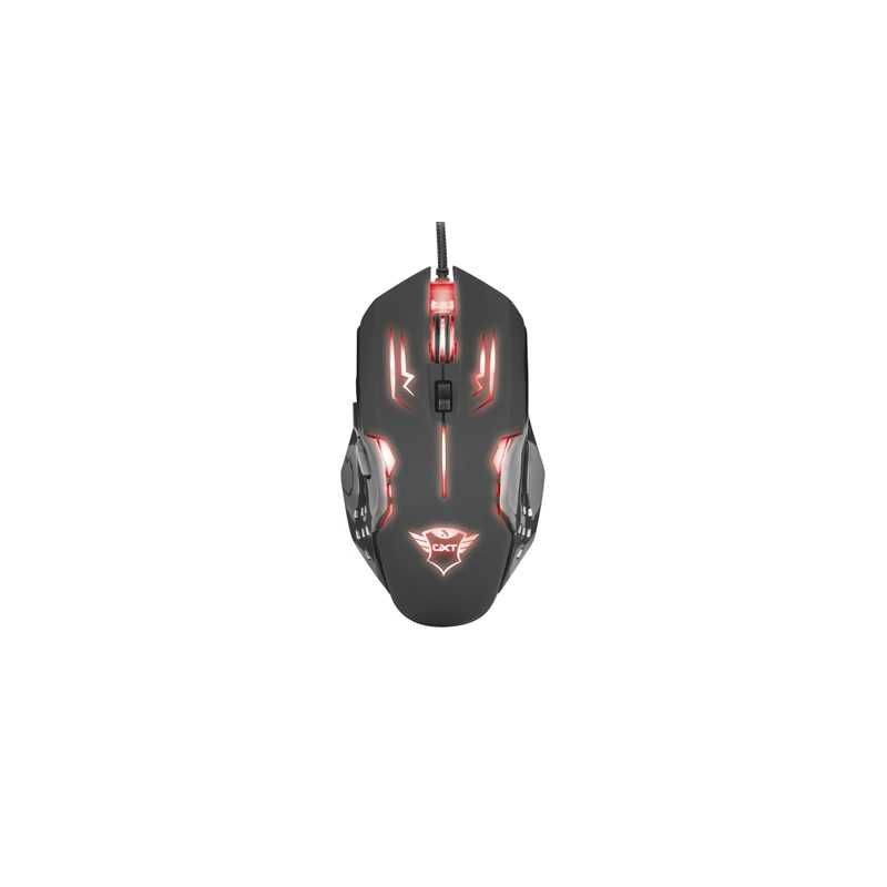 Trust GXT 108 Rava USB 7 Colour LED Black Gaming Mouse