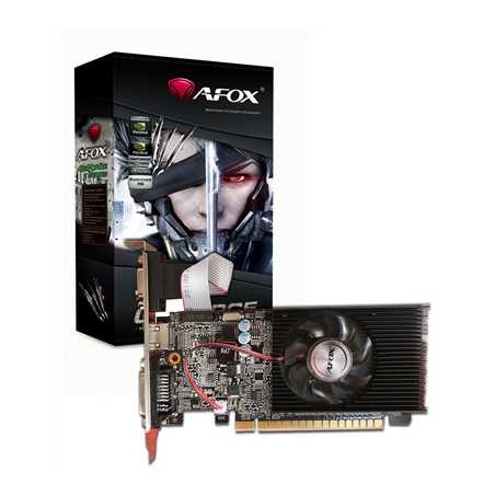 AFOX GeForce GT210 1GB 64bit DDR3 Low Profile Single Fan PCI-E Graphics Card