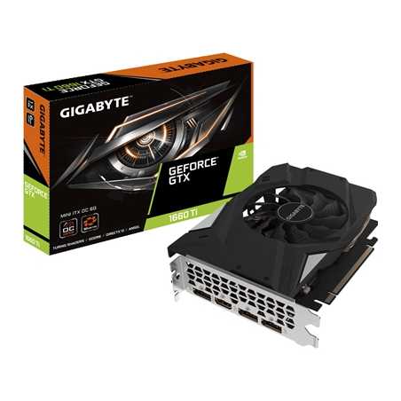 Gigabyte Nvidia GeForce GTX 1660 Ti MINI ITX OC 6GB Single Fan Graphics Card