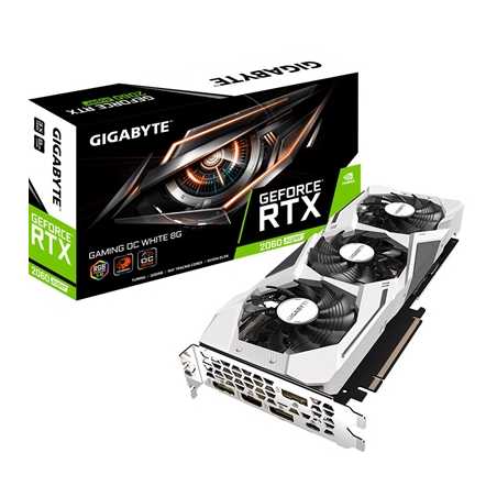 Gigabyte GeForce RTX 2060 SUPER GAMING OC WHITE 8GB Triple Fan Graphics Card