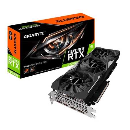 Gigabyte GeForce RTX 2070 SUPER WINDFORCE OC 3X Triple Fan Graphics Card