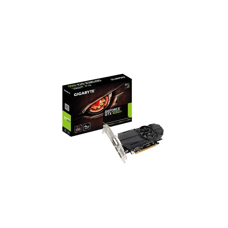 Gigabyte GeForce GTX 1050 Ti OC Low Profile 4G 4GB GDDR5 Low Profile Cooling System Graphics Card